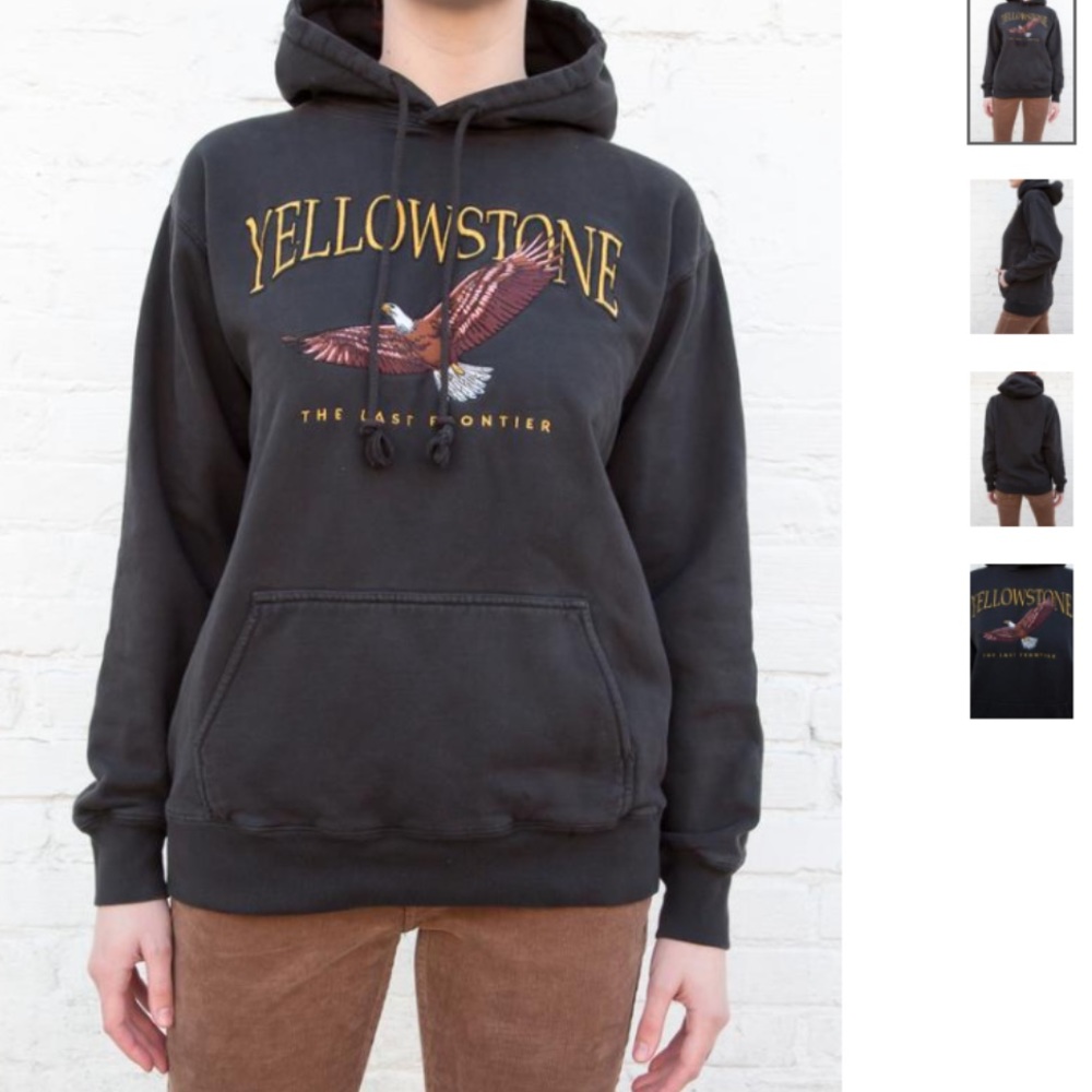 BRANDY MELVILLE CHRISTY YELLOWSTONE HOODIE